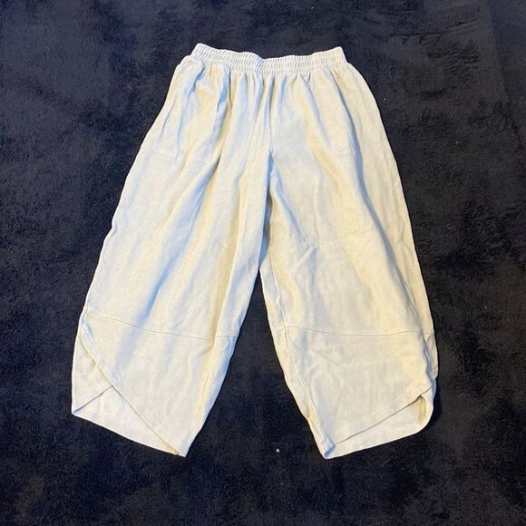 Free People Beach Leo Pants Light Green Color L - Picture 3 of 6